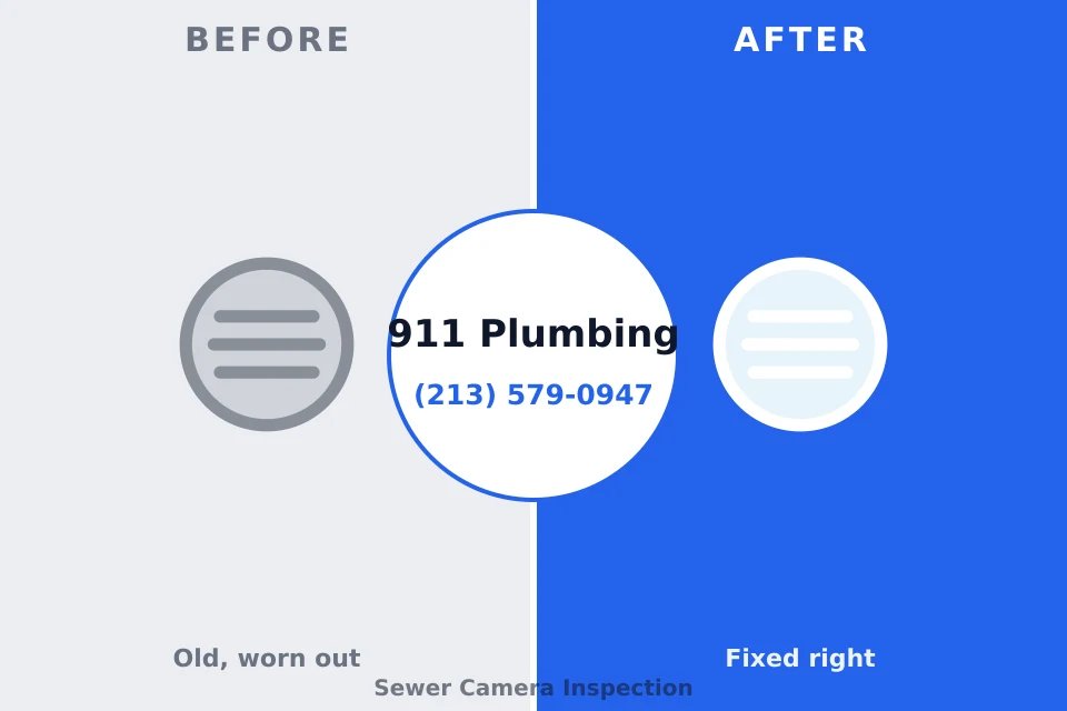 Before and after: plumbing company Dexter, GA